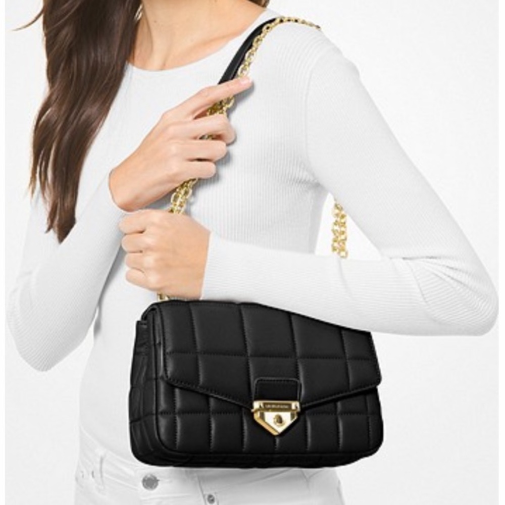 MICHAEL KORS | Soho Large Quilted Leather Shoulder Bag - Picture 4 of 7